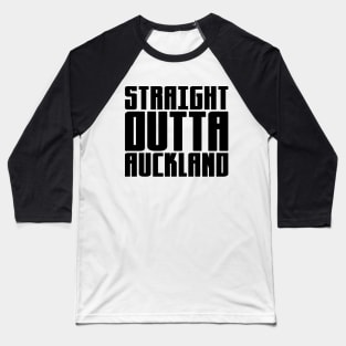 Straight Outta Auckland Baseball T-Shirt